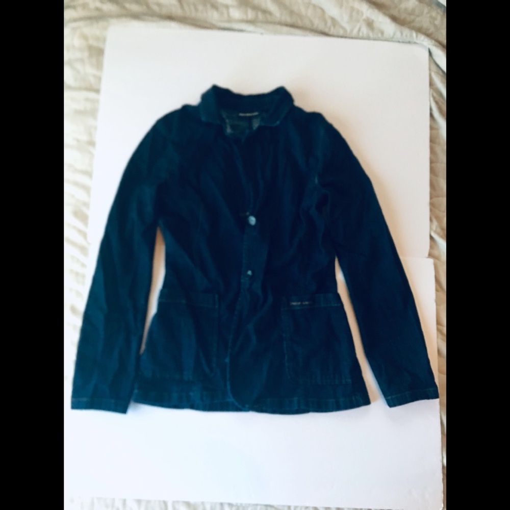 DKNY Dark Denim Jean Jacket